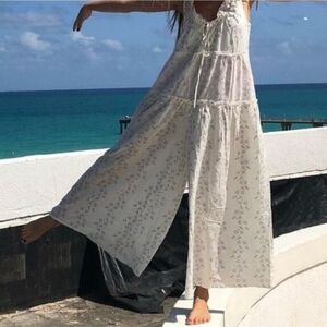 Jaase Cream Floral Wide Leg Jumpsuit